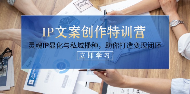 (14330期)IP文案创作特训营,灵魂IP显化与私域播种,助你打造变现闭环(14节课)-创梦DreamCreation终点站