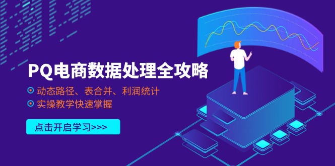 (14240期)PQ电商数据处理全攻略,动态路径、表合并、利润统计,实操教学快速掌握-创梦DreamCreation终点站