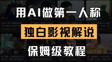用AI做第一人称独白影视解说,手把手教学,保姆级教程-创梦DreamCreation终点站