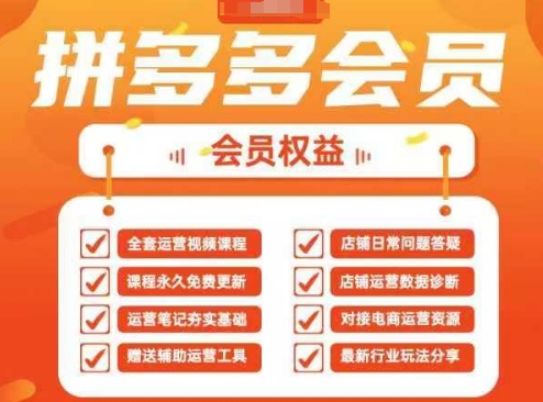 2025拼多多运营实战课,40节全流程教学,覆盖拼多多运营全链路-创梦DreamCreation终点站